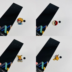 6 Styles Pokemon Cartoon Pin Anime Brooch