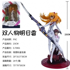 23CM EVA/Neon Genesis Evangelion Asuka Langley Soryu Cartoon Anime PVC Figure Toy