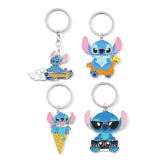 9 Styles Lilo & Stitch Cartoon Anime Alloy Keychain