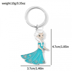 2 Styles Frozen Cartoon Anime Alloy Keychain