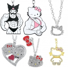 11 Styles Sanrio Hello Kitty Cartoon Anime Alloy Keychain