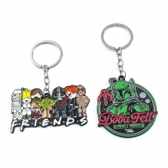 2 Styles Star War Cartoon DIY Anime Alloy Keychain