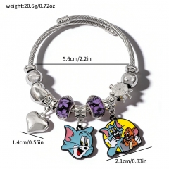 Tom and Jerry Cartoon DIY Anime Alloy Bracelets