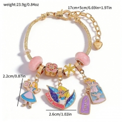 Disney Snow White Cartoon DIY Anime Alloy Bracelets