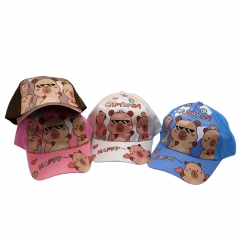 4 Styles Capybara Cartoon Cap Anime Baseball Hat
