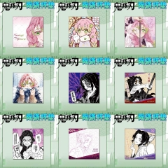 35 Styles 10cm Demon Slayer: Kimetsu no Yaiba Cartoon Ceramics Cup Mat Anime Coaster