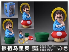 佛祖马里奥 双底座 22-24cm  0.7kg