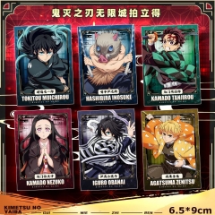 6.5*9cm 17 Styles Demon Slayer: Kimetsu no Yaiba Cartoon Anime Card