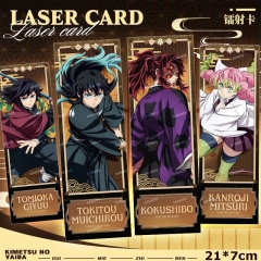 10 Styles Demon Slayer: Kimetsu no Yaiba Cartoon Anime Bookmark