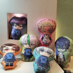40CM Blue Lock Cartoon Anime Plush Pillow Toy Doll