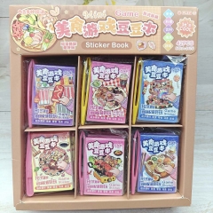 42本）新款可爱卡通凯蒂猫豆豆本迷你游戏换装贴纸本书女孩小礼物奖品