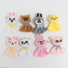 跨境现货skzoo流浪儿童快闪晴天娃娃Straykids个性裙子钥匙扣玩偶