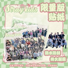 StrayKids贴纸 袋装40个 明星自粘异形大头贴文具笔记本DIY贴画