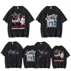 4 Styles K-POP Stray Kids Cartoon Anime T-shirt
