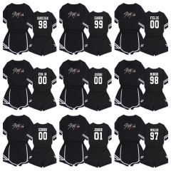 11 Styles K-POP Stray Kids Cartoon Anime T-shirt Set