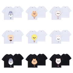 16 Styles K-POP Stray Kids Cartoon Anime T-shirt