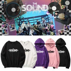 straykids专辑THE SOUND周边同款卫衣打歌衣服加绒薄款套头春秋冬
