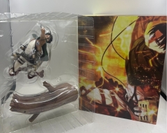 25cm Attack on Titan/Shingeki No Kyojin Levi Ackerman Cartoon Anime PVC Figure