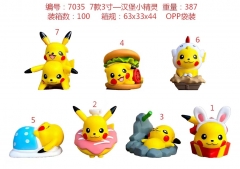 OPP Bag）7PCS/SET Pokemon Cartoon Anime PVC Figures