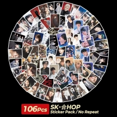 现货 106张爱豆Straykids贴纸 韩流专辑贴画应援明星专辑贴纸