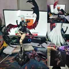 48CM 二次元美少女 FA双翼恶魔女 妖女兽 雕像模型 潮玩摆件 盒装手办