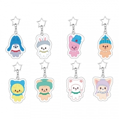 straykids卡通 新款亚克力钥匙扣包包挂件配件饰品明星周边