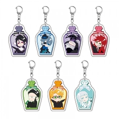 7 Styles Kuroshitsuji/Black Butler Cartoon Pendant Anime Acrylic Keychain
