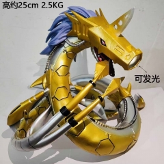 带电）25cm 数码暴龙系列 钢铁海龙兽 GK雕像周边动漫模型手办摆件