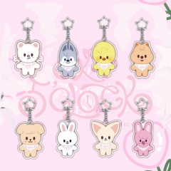 straykids卡通 新款亚克力钥匙扣包包挂件配件饰品明星周边