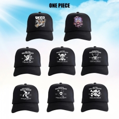 12 Styles One Piece Cartoon Hat Anime Baseball Cap