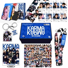 StrayKids礼盒 正规专辑KARMA周边韩知城立牌贴纸小卡挂绳套装