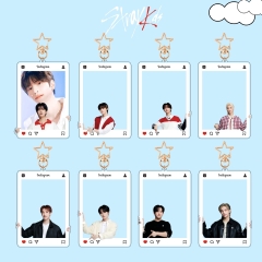 straykids 亚克力钥匙扣 韩风ins系列小卡收纳挂件 卡套 明星周边