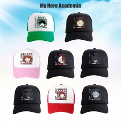 10 Styles My Hero Academia Cartoon Hat Anime Baseball Cap