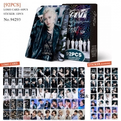 跨境专供现货92张STRAYKIDS新专GIANT小卡KPOP明星周边LOMO小卡