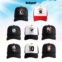 10 Styles Haikyuu Cartoon Hat Anime Baseball Cap