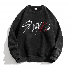 StrayKids同款mahagrid卫衣韩国百搭金昇玟黄铉辰Felix李旻浩