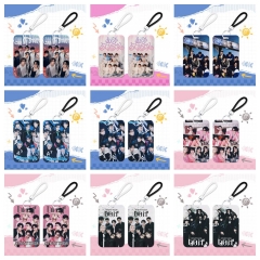 定 制STRAYKIDS专辑周边编织绳钥匙圈塑料卡套明星DIY证件保护套