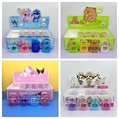4 Styles 20PCS/SET Sanrio Capybara Lilo & Stitch Cartoon Anime Penknife