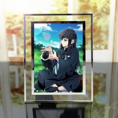 15*20cm Demon Slayer: Kimetsu no Yaiba Cartoon Anime Crystal Photo Frame