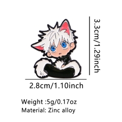 Jujutsu Kaisen Cartoon Pin Anime Alloy Brooch