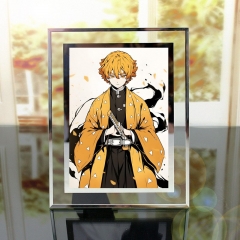 15*20CM Demon Slayer: Kimetsu no Yaiba Cartoon Anime Crystal Photo Frame