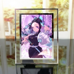 15*20CM Demon Slayer: Kimetsu no Yaiba Cartoon Anime Crystal Photo Frame