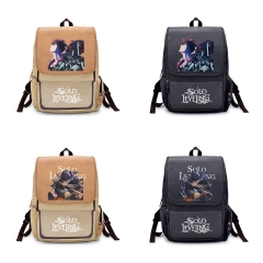 7 Styles Solo Leveling Cartoon Canvas Anime Backpack Bag