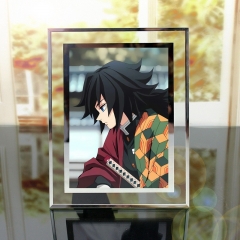 15*20cm Demon Slayer: Kimetsu no Yaiba Cartoon Anime Crystal Photo Frame