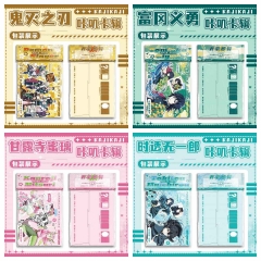 4 Styles 11*18cm Demon Slayer: Kimetsu no Yaiba Cartoon Anime Card