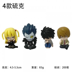 OPP Bag）4PCS/SET Death Note Cartoon Anime PVC Figures