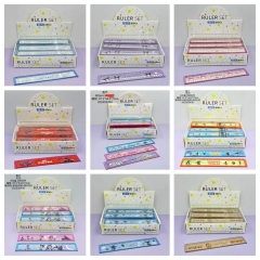 10 Styles 60PCS/SET Zootopia Crayon Shin-chan Cartoon Stationery Anime Ruler