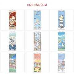 25*70cm 10 Styles Chiikawa Cartoon Wallscrolls Waterproof Anime Wallscrolls