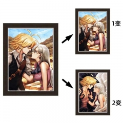 The Seven Deadly Sins Cartoon Anime 3D Poster Painting With Frame