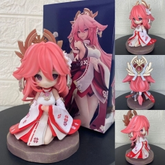 13.5cm Genshin Impact Yae Miko Cartoon Anime PVC Figures